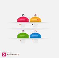 Set of business infographics N46