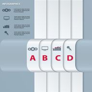 Abstract paper template with stripes