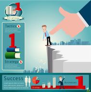 businessman infographics vector illustration N8