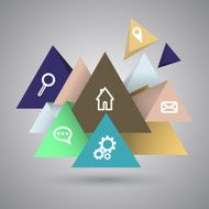 Triangle Infographic N8