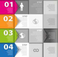 Vector squares background design concept N2