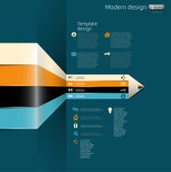 Infographic Pencil Background N2