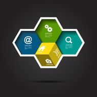 Vector abstract infographic steps