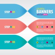 Colorful banners N3