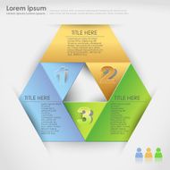 Abstract infographics N204