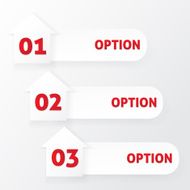 Infographics template with house and choice icons N2