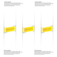 Modern origami style options banner