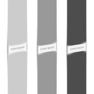 Modern origami style options banner N2