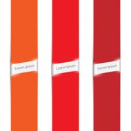 Modern origami style options banner N3