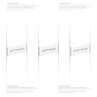 Modern origami style options banner N4