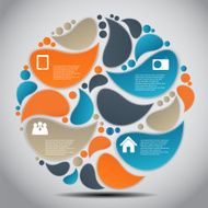 Infographic business template vector illustration N603