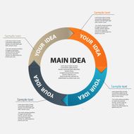 Infographic business template vector illustration N614