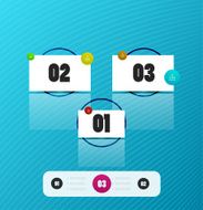 Abstract infographic banners