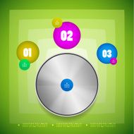Vector technology infographic design N2