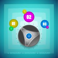 Abstract technology infographic background N2