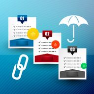 Abstract glossy infographic banners N2