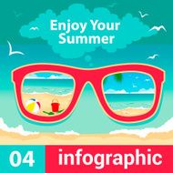 infographic concept summer N2
