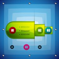 Option steps infographic background N3