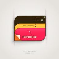 Abstract infographics design N58