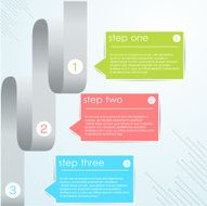 Vector bright banners set
