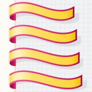 Vector realistic design elements
