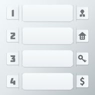 Light Gray Steps Infographics Elements N3