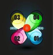 Option banner vector modern infographic N2