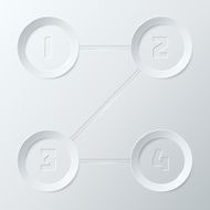 Light Gray Steps Infographics Elements N4