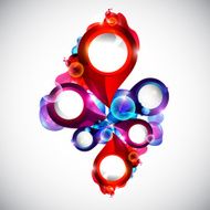 Abstract banners N25