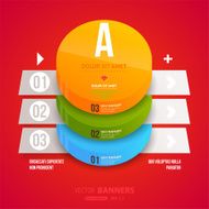 Abstract infografics design N41