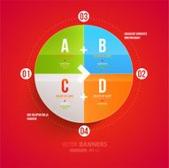 Abstract infografics design N45