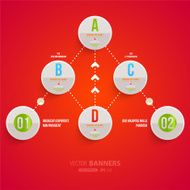 Abstract infografics design N46