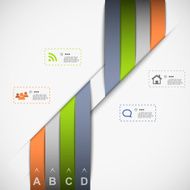 Ribbon template for data presentation