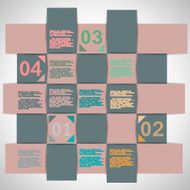Paper strips for data presentation N2