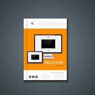 Vector flyer or banner Brochure template design N11