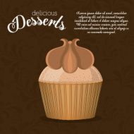 Desserts design vector illustration N10