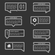 Line Speech Bubbles