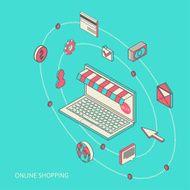 Icons for mobile marketing and online shopping N5