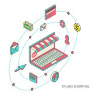 Icons for mobile marketing and online shopping N6