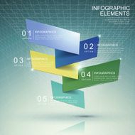 modern abstract translucent bar chart infographic N3