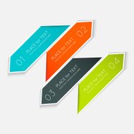 Abstract business info graphics template with icons N84