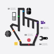 technology infographic N44
