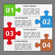 Design Template with Four Elements N8