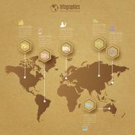 Infographics vector design template N312