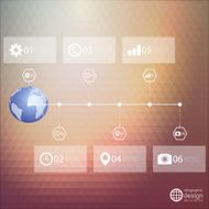 Infographic template for business design triangle design vector illustration N6