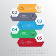 Design flat shadow tab banners graphic or website Vector EPS10