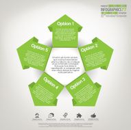 Minimal infographic template N36