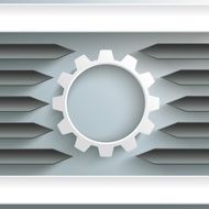 Black And White Gear Centre Arrows