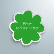 Green Shamrock Good St Patricks Day
