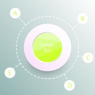 metaball colorful round diagram infographics N127